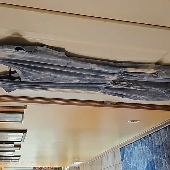 Prettygarden Sz S Blue Tie-Dye Jumpsuit - Picture 4 of 9